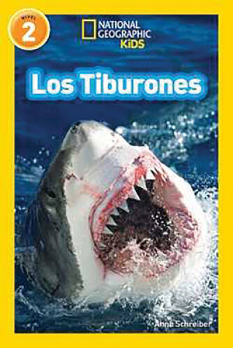 National Geographic Kids Spanish Reader: Sharks - Los Tiburones - Like New