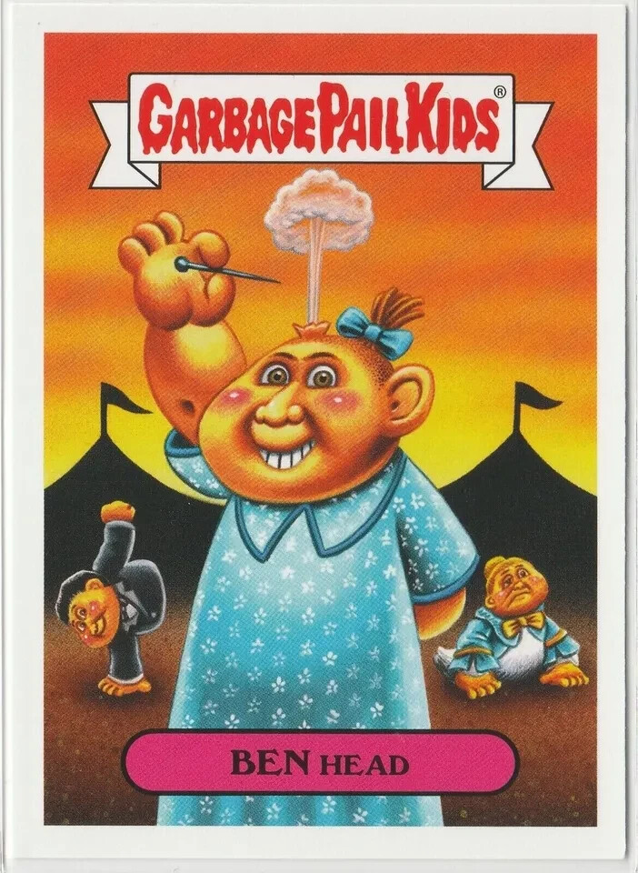 Ben Head #3a Garbage Pail Kids GPK 2019 Revenge of the Oh Horror-ible Card  