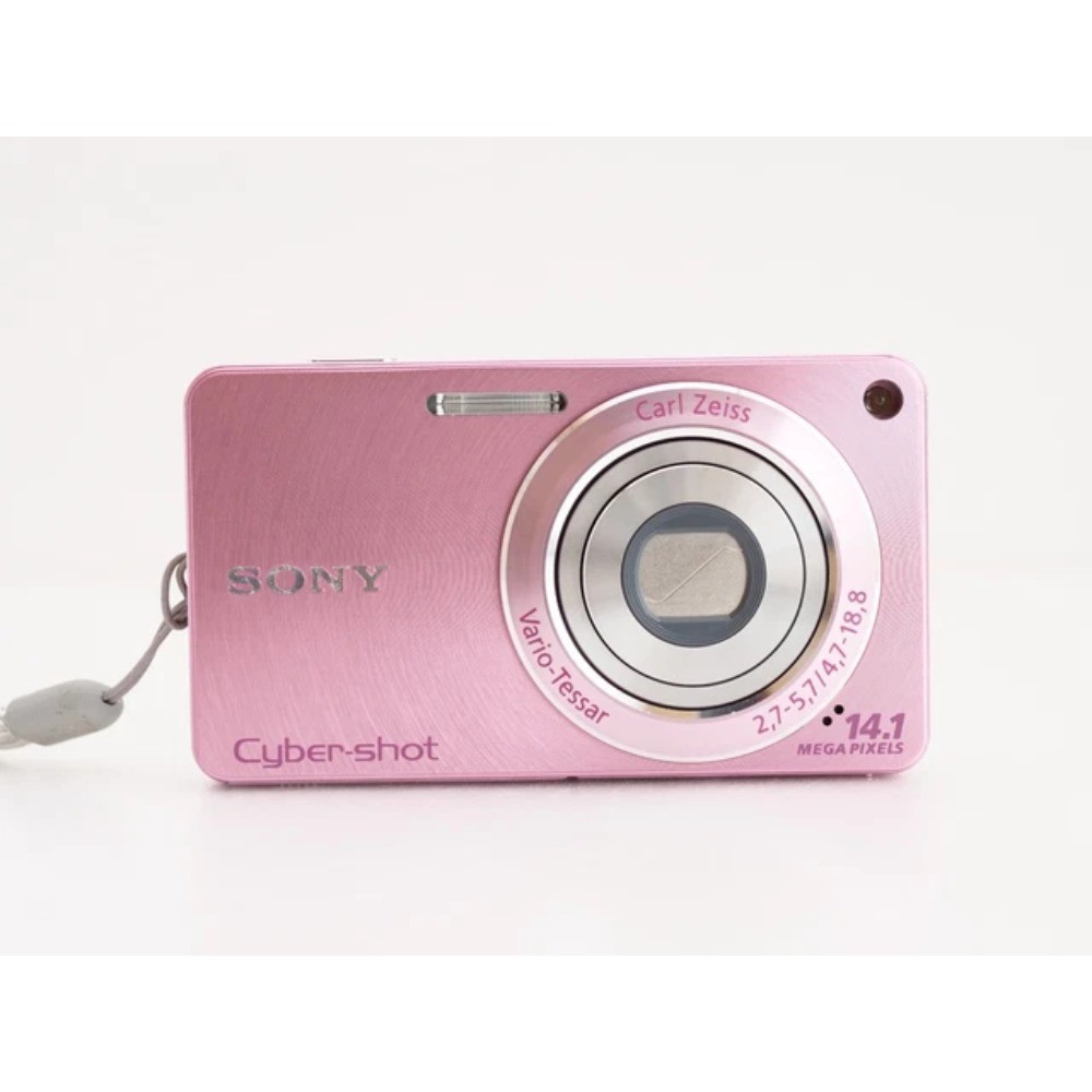 SONY Cyber-Shot DSC-W350 Digital Camera Pink 14.1MP with Accessories
