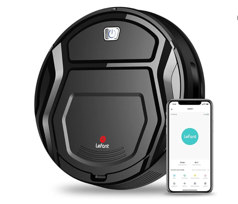 Lefant Robot Vacuum Cleaner, Slim, M201, Black, Open Box