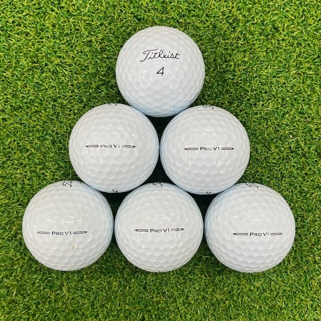 Titleist Pro V1 2023 Used Golf Balls 24 In Near Mint Condition, AAAA Quality