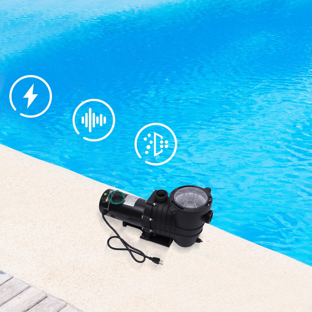 HBP1500Ⅱ 2.0HP 1500W INGROUND ABOVE GROUND SWIMMING POOL WATER PUMP +Strainer