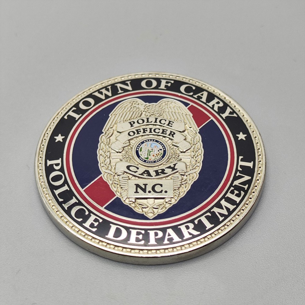 Cary North Carolina Police Officer Challenge Coin