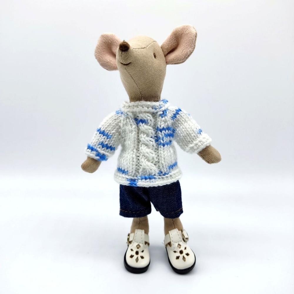 Sweater clothes for Maileg big brother sister dollhouse mouse doll