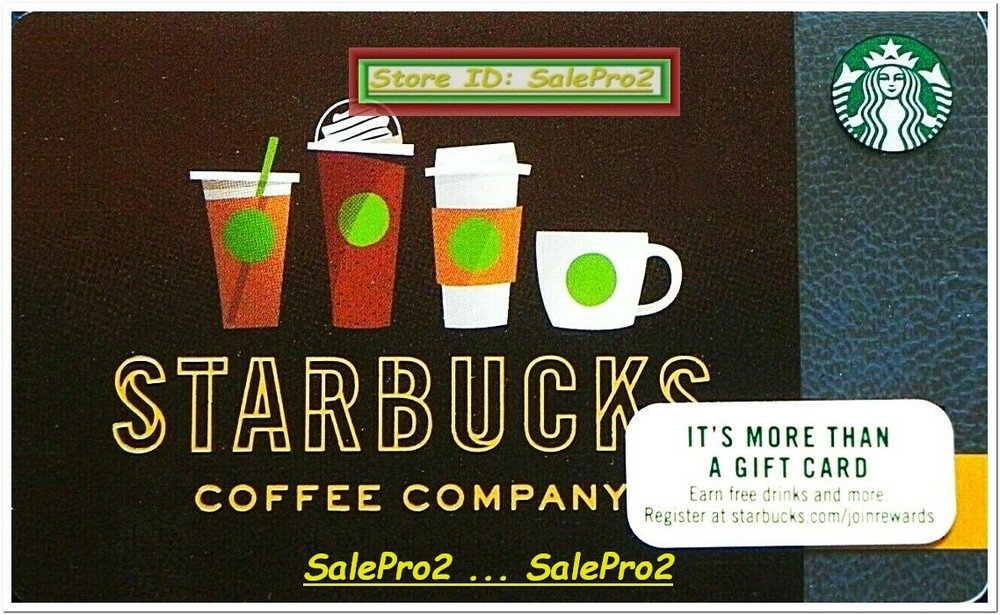 2017 Starbucks USA Coffee Collectible Rare Gift Card #6138
