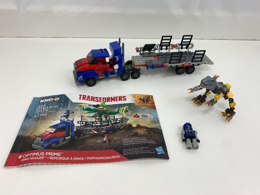 2014 Kre-O A7796 Transformers Optimus Prime Dino Hauler Set - Vehicon Dinobot