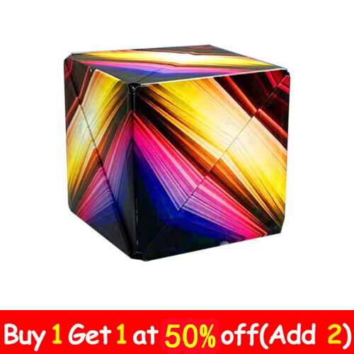 Magnetic Magic Cube Changeable 3D Hand Flip Puzzle Toys Stress Relief Kids Xmas