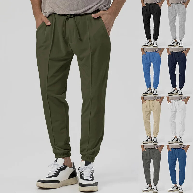 Men's Cross-Border Sports Pants Winter Sweatpants Euro American Style-image