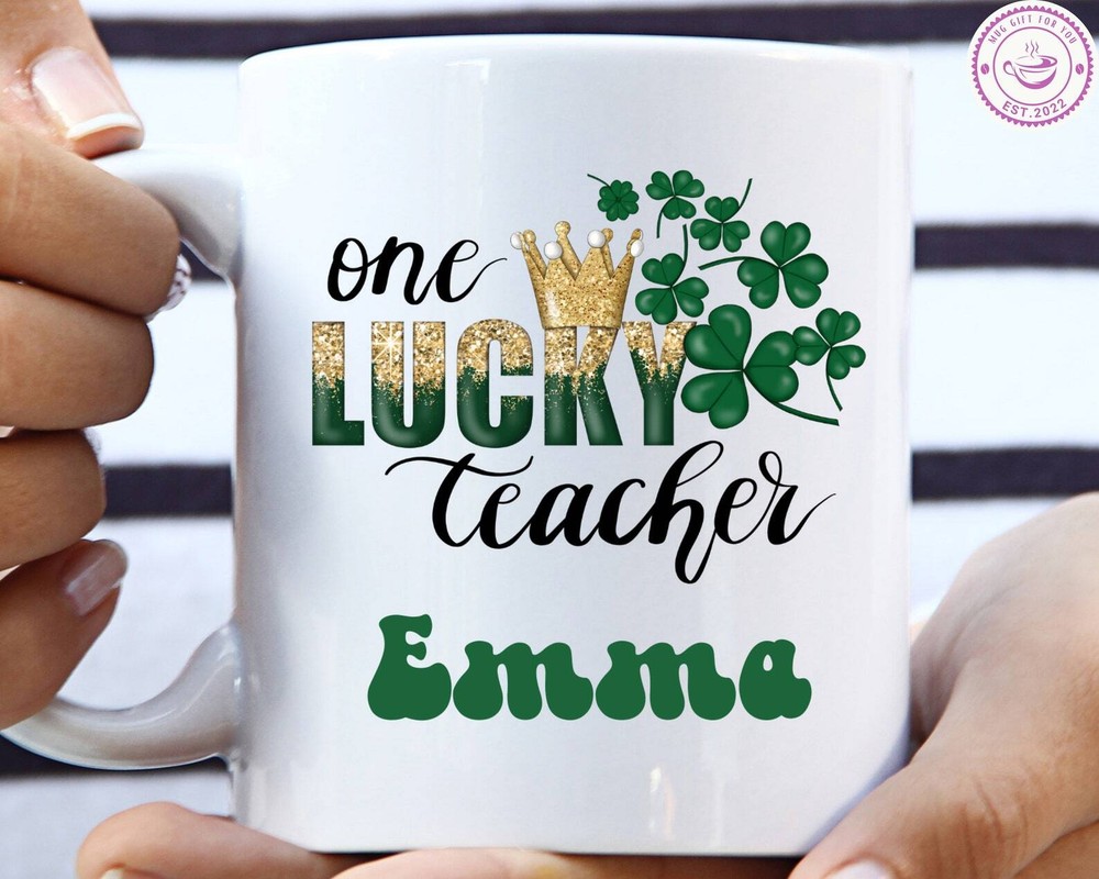 Personalized St Patricks Day Nurse Mug Irish Gifts Lucky St Patrick Shamrock Mug