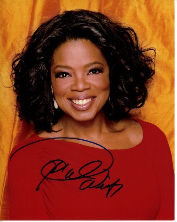 OPRAH WINFREY signed autographed 8x10 photo