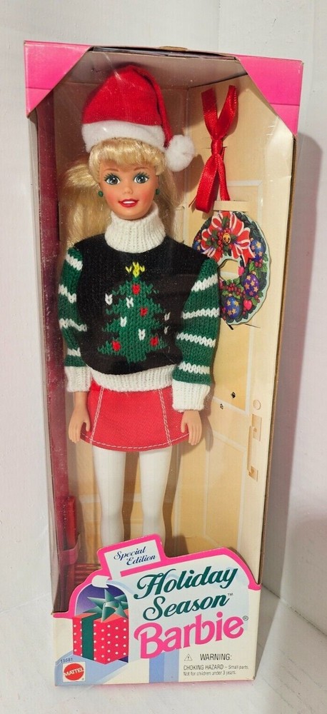 EXCELLENT NRFB Mattel 1996 Special Edition Holiday Season Barbie #15581 Vintage