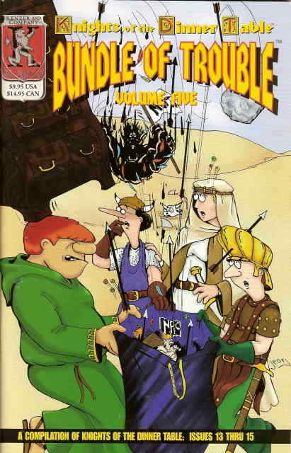 Knights of the Dinner Table TPB #5 (2nd) FN; Kenzer and Company | Bundle of Trou