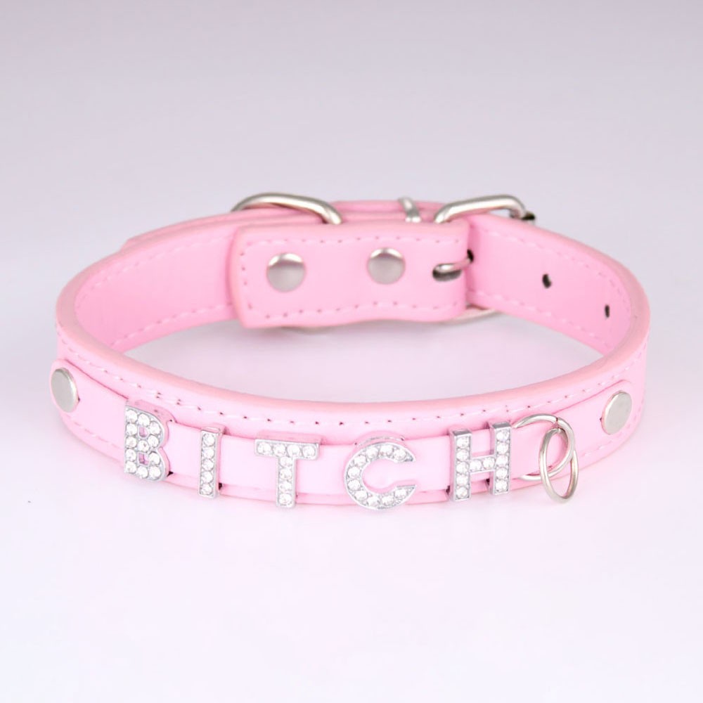 Lust Letter Choker Necklace Adjustable Chain Bridal Shower Gift Personalized Jewelry  -image