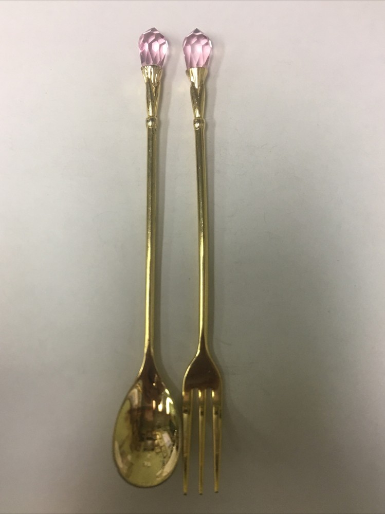 Vintage Souvenir Spoon US Collectible Spoon Fork Set 6”