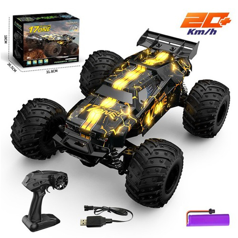 RC Cars,1:14 Scale High Speed Remote Control Car Monster Truck 20+ KMH for Kids