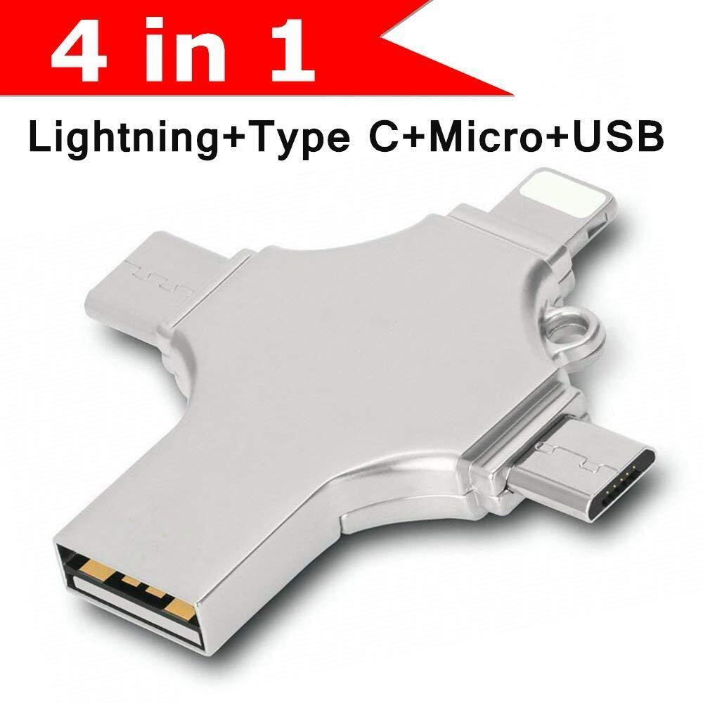 1TB 2TB USB Memory SD Card Reader Adpater For iPhone iPad Android Mac PC Camera