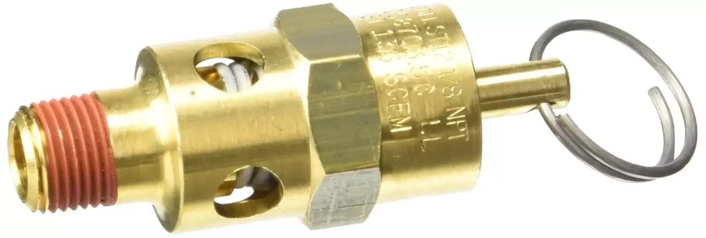 ST2512-1A150 ST Series Brass Soft Seat ASME Safety Valve, 150 Psi Set Pressure,