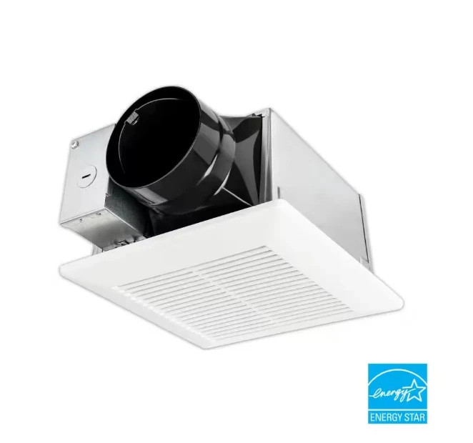 Panasonic 70-90 CFM Whisper Mighty Bathroom Exhaust Fan with Pick-A-Flow Technology