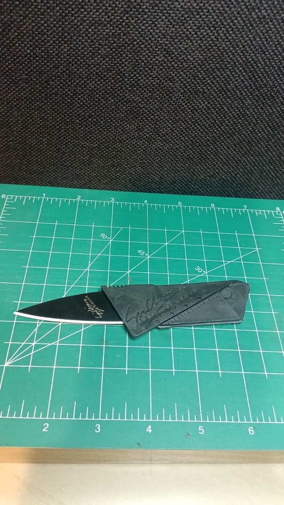 CREDIT CARD KNIFE Tactical Wallet Folding Pocket Micro Knives USA Gift-image