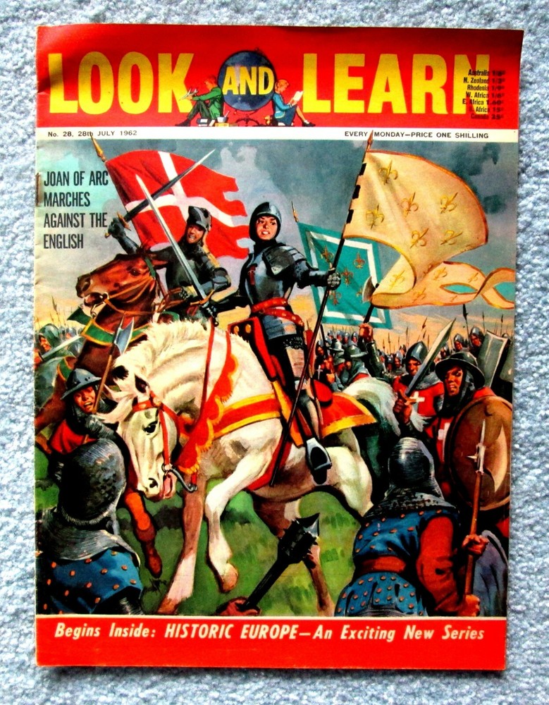 Look and Learn Vintage UK Magazine July 28 1962 icmsc3