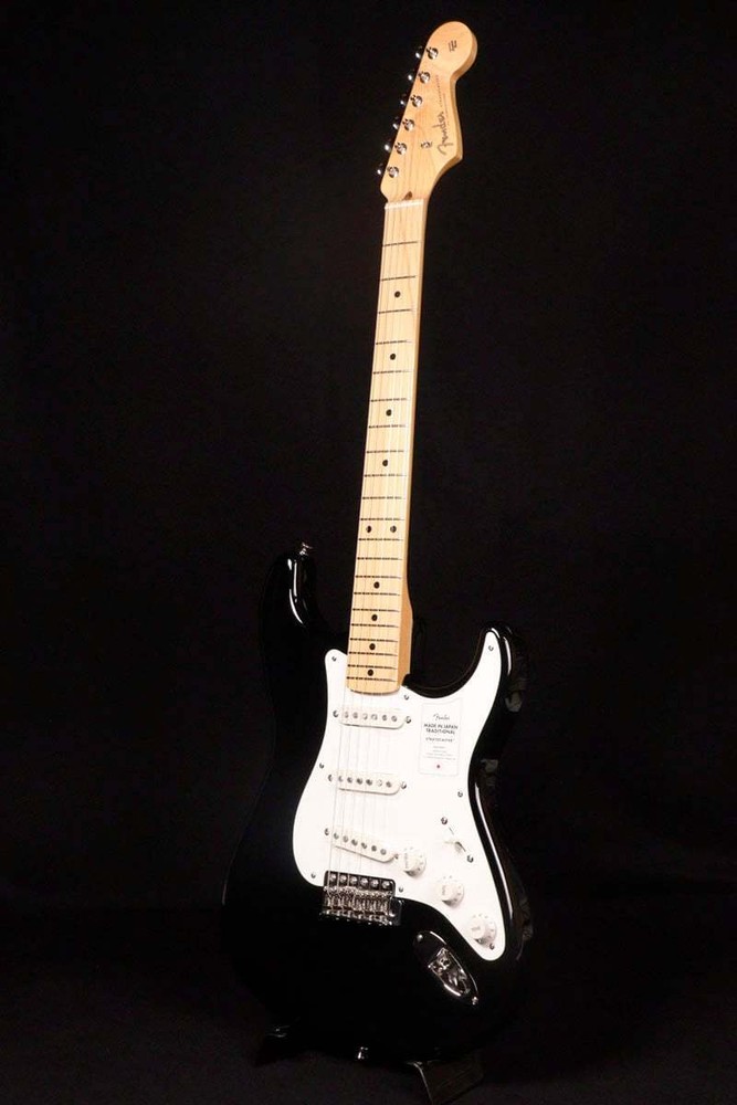 Fender Made in Japan Traditional 50s Stratocaster Maple Black  S N JD24019345