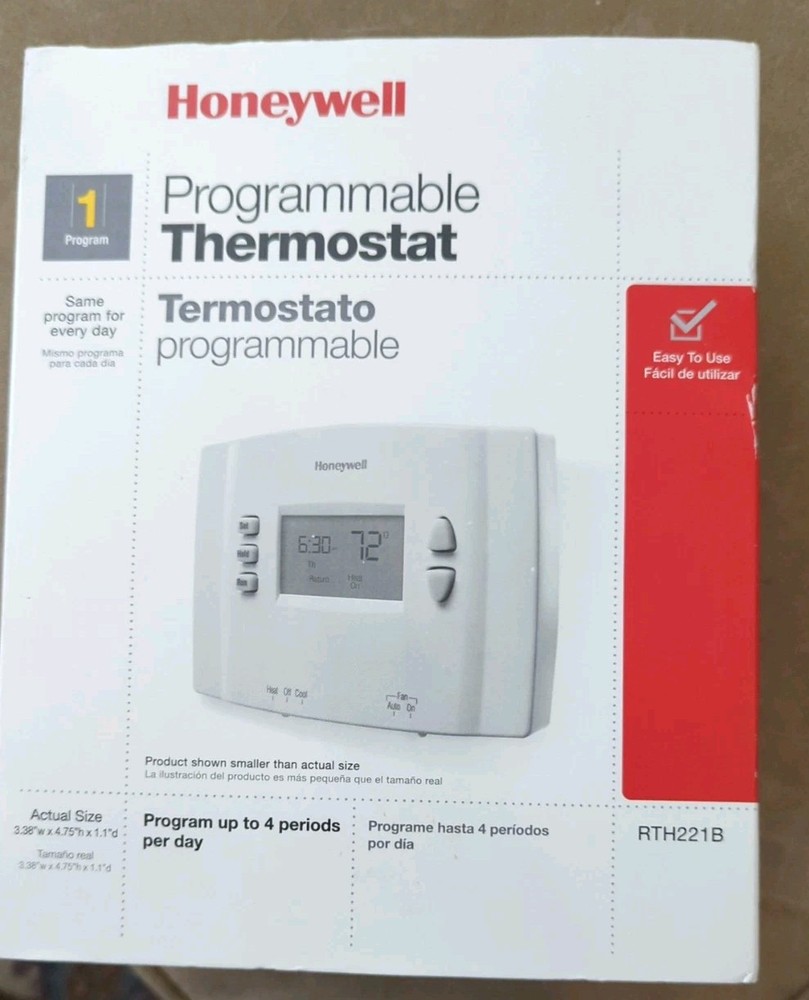 Honeywell 1-Week Programmable Thermostat (RTH221B1021)