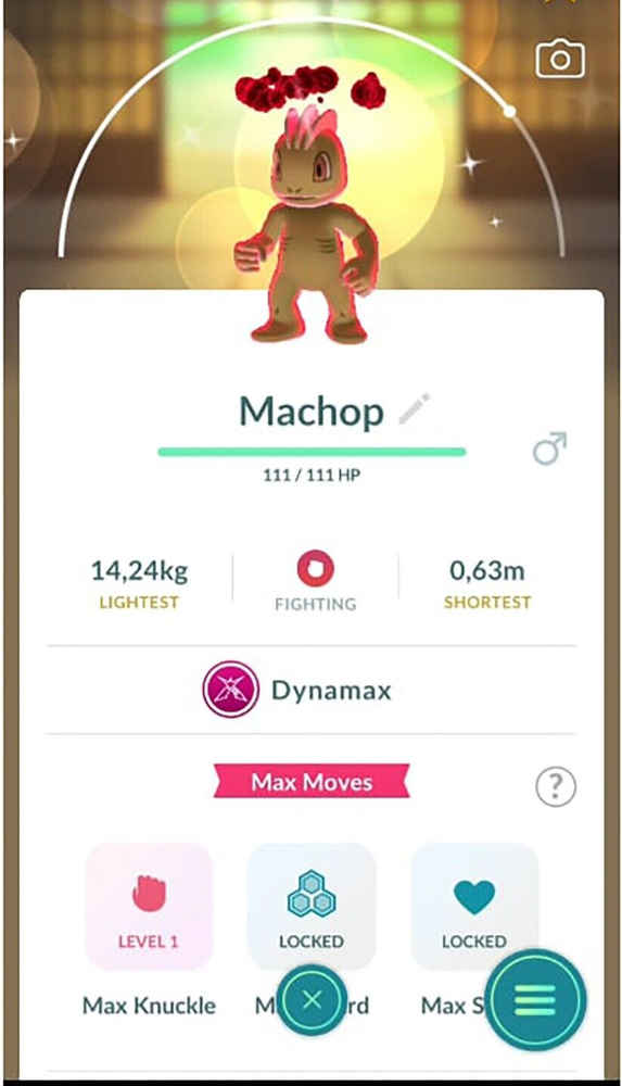 Shiny Dynamax Machop for Trade 20k Stardust Pokemon GO - Check Description