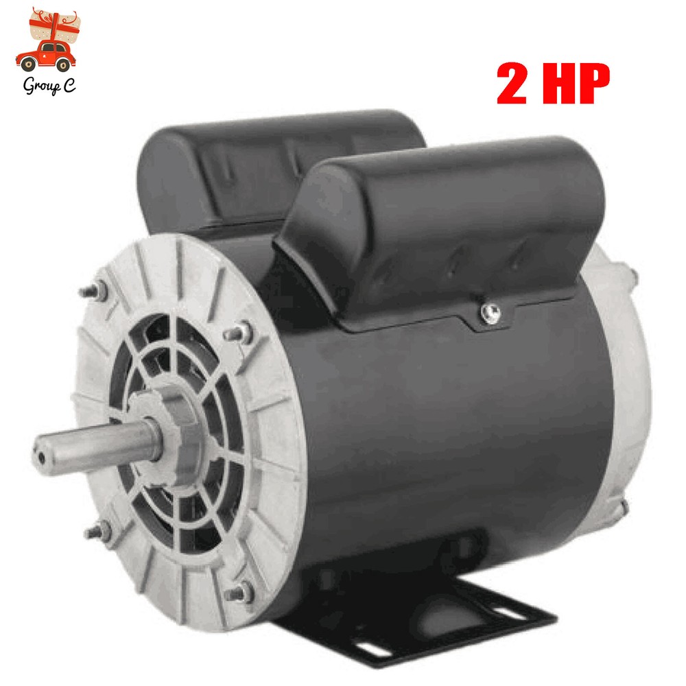 2 HP SPL Compressor Duty Electric Motor 3450 RPM 56 Frame 5/8