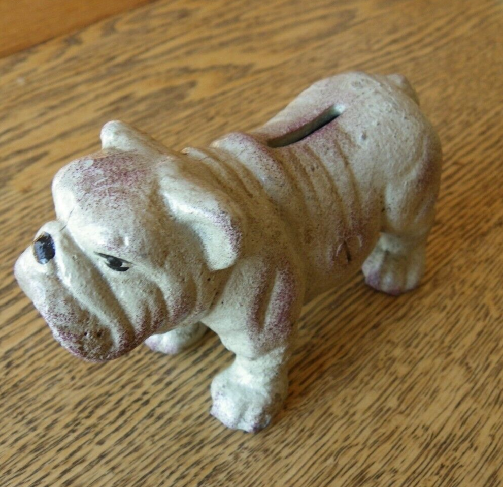 Cast Iron Bulldog Bank