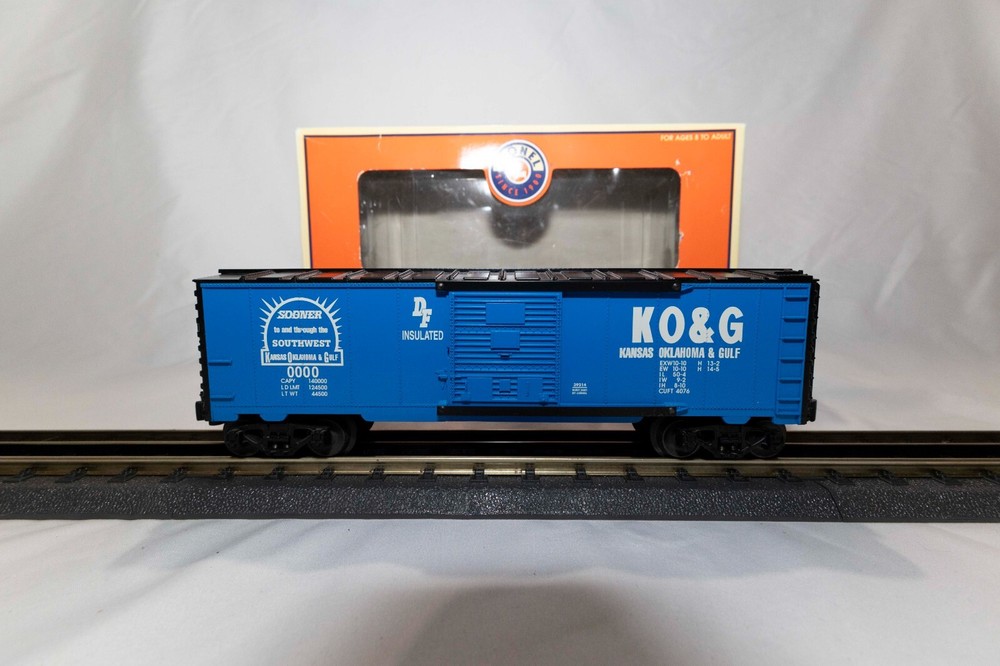 Lionel 6464 O-Gauge Kansas OK Gulf Boxcar in Great Condition