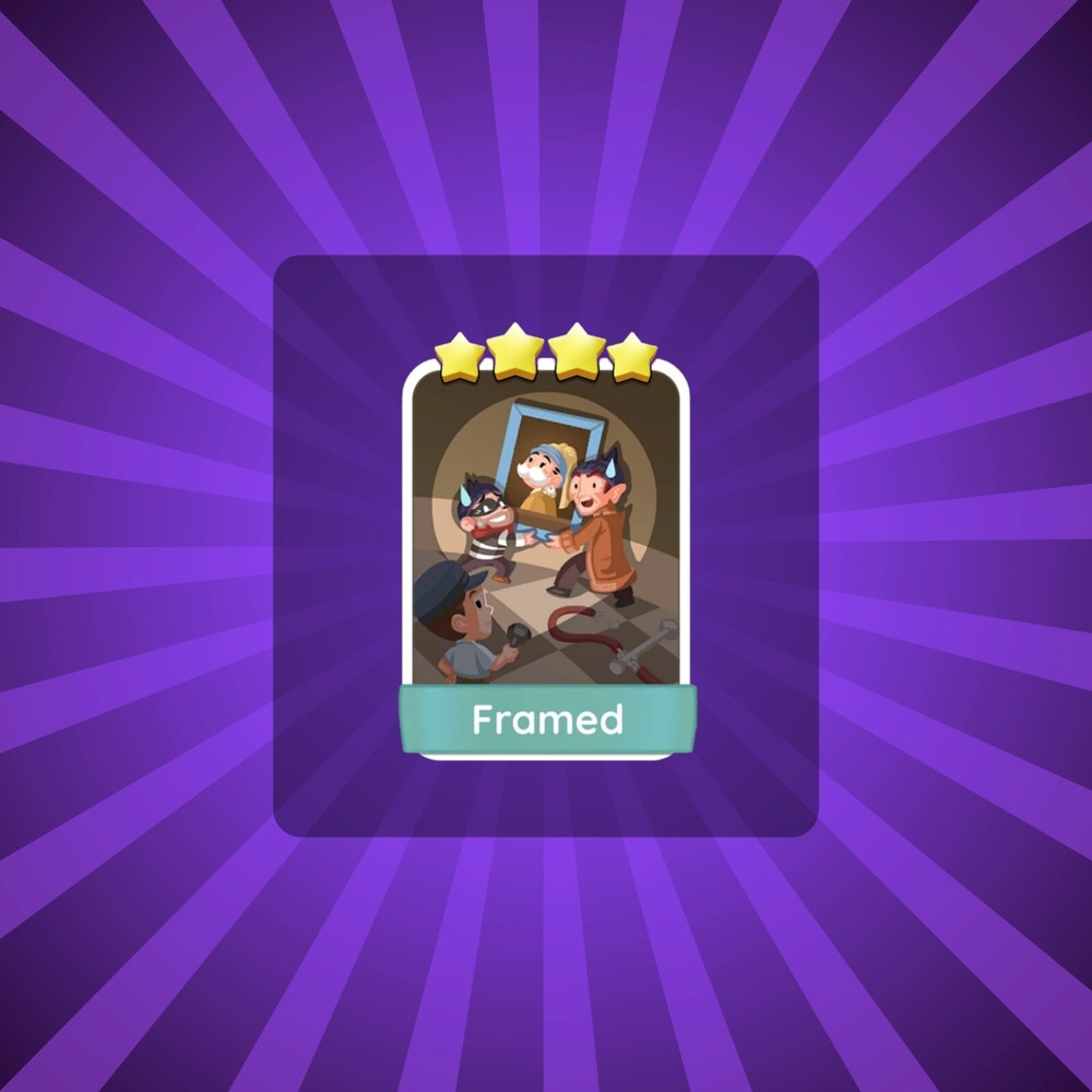 Framed - Mono Go 4 Stars Sticker ⚡ Artful Tales Album ⚡ Fast Delivery