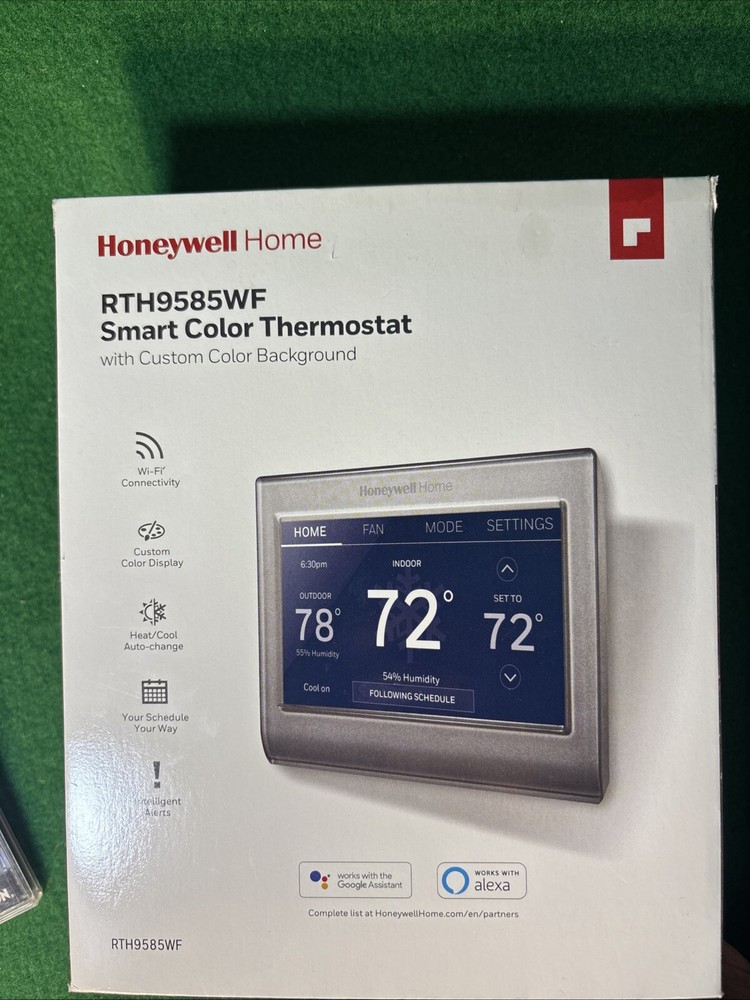 Honeywell Home RTH9585WF1004 Wi-Fi Smart Grey Color Thermostat