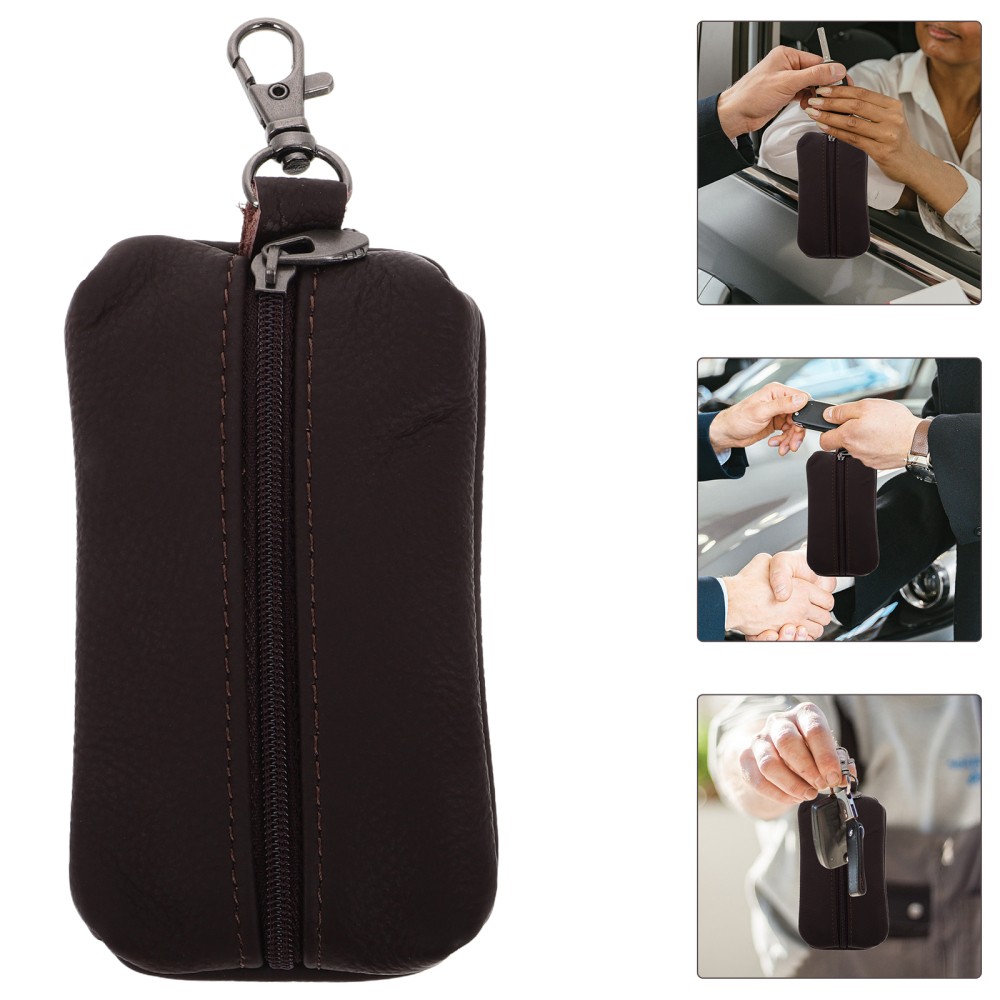 Women's Wristlet Key Holder with Card Slots & Coin Pocket