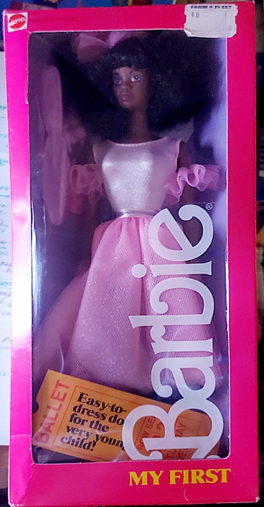 my first barbie doll black vintage 1986