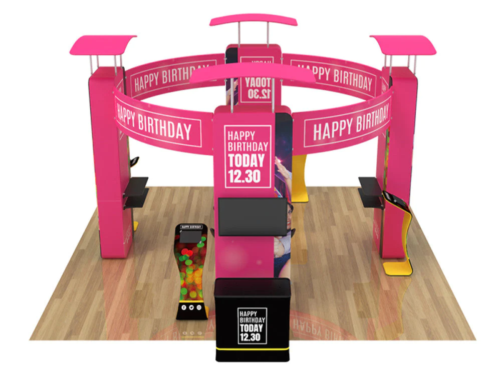 20x20ft Custom Trade Show Booth A