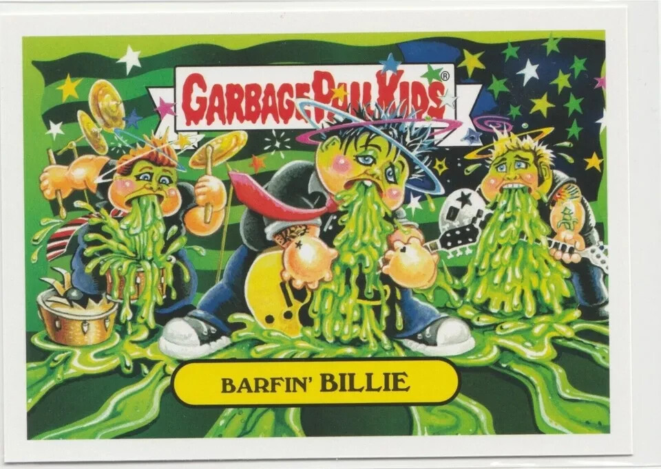 Barfin Billie Garbage Pail Kids GPK 2017 Battle of the Bands #10b
