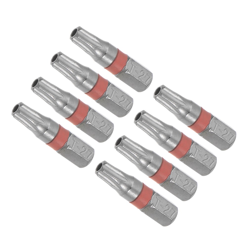 8pcs T27 Torx Screwdriver Bits 25mm 1/4