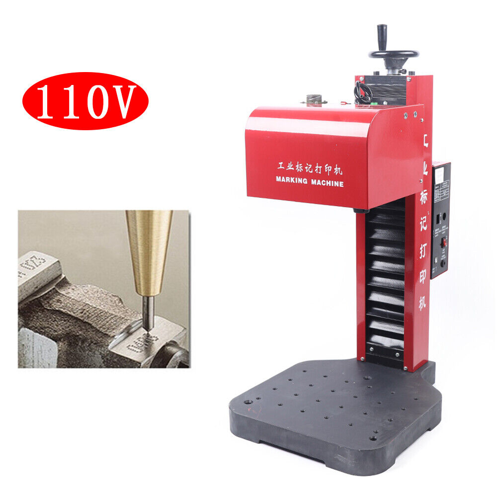 Pneumatic Dot Peen Marking Machine for Metal Nameplates and Engraving