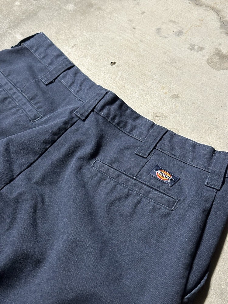 Vintage Dickies navy blue baggy skater chino trousers