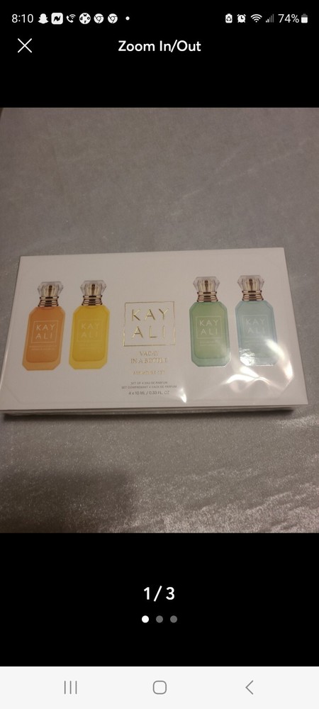Kayali Vacation in a Bottle Mini Discovery Set Limited Edition
