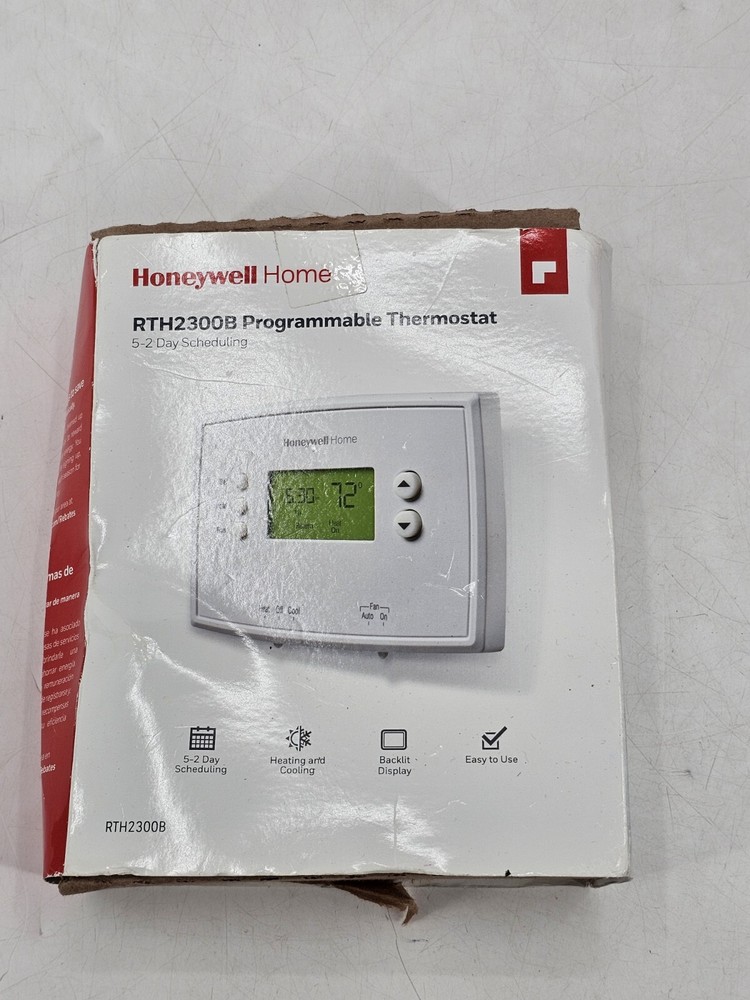 Honeywell Home Rth2300b1038 5-2 Day Programmable Thermostat White