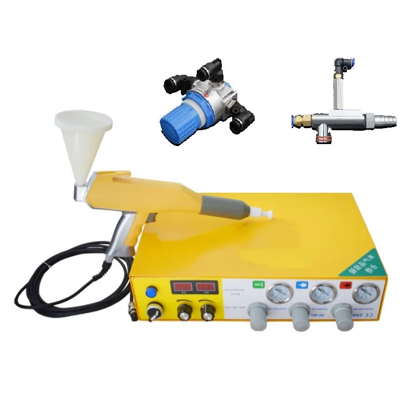 Digital Electrostatic Powder Coating Machine with Manual Spray Gun-image