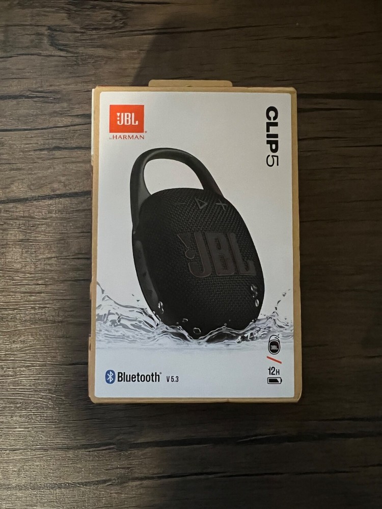 JBL Clip 5 Waterproof Bluetooth Speaker Rechargeable Portable Choose Your Color