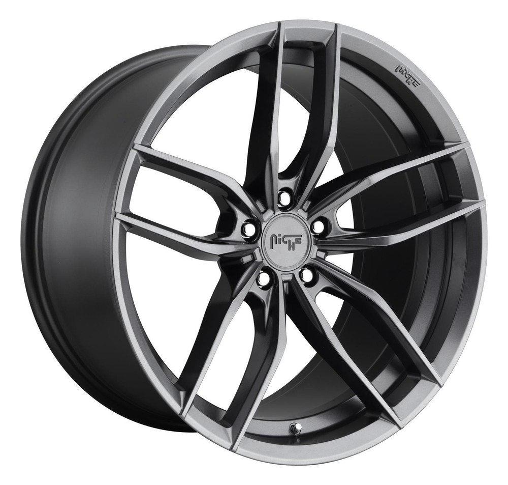 20x9 +35 Niche M204 Vosso 5x4.5 Matte Anthracite Wheels (Set of 4)