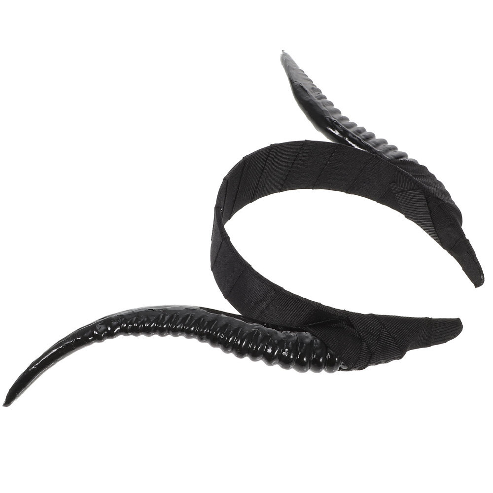 Antelope Sheep Horn Hair Hoops Demon Horns Devil Headband Jewelry Bands Man