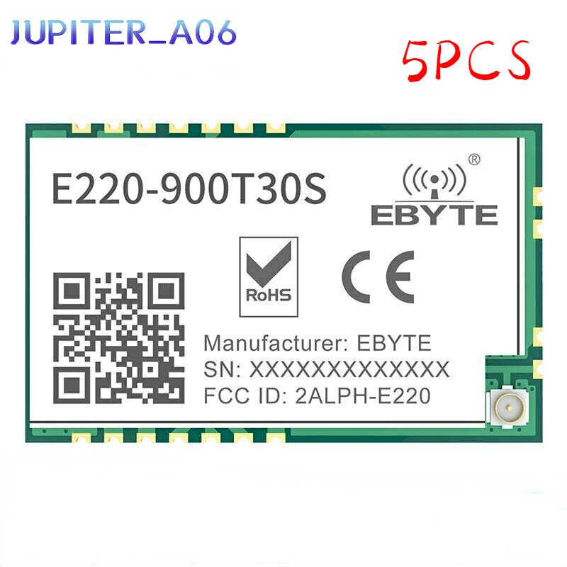 5X IOT Wireless LoRa Module RSSI ISM 868-915MHz 30dBm Module LoRa Spread FSKSMD-image