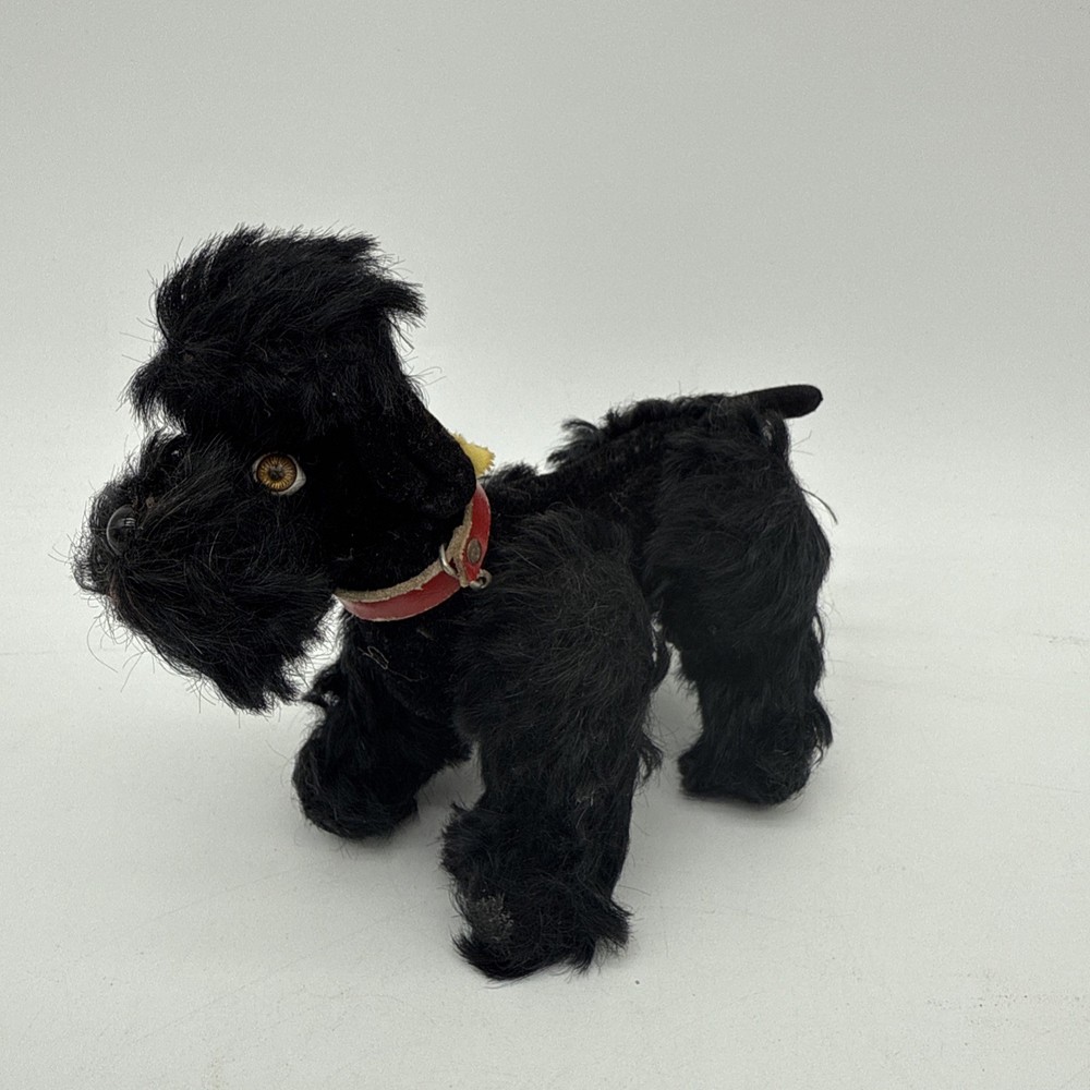 Vintage Steiff Black Poodle Dog