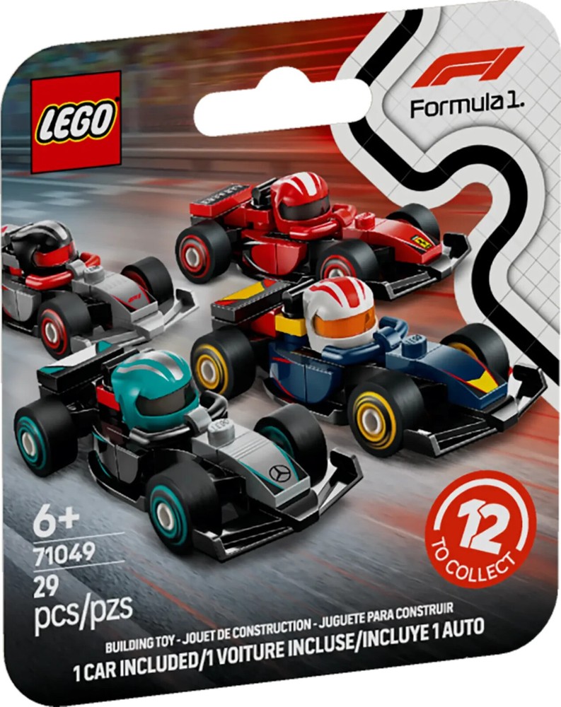 Lego Formula 1 F1 Collectible Race Car Set 71049 New Sealed 2025 Choose Your Model