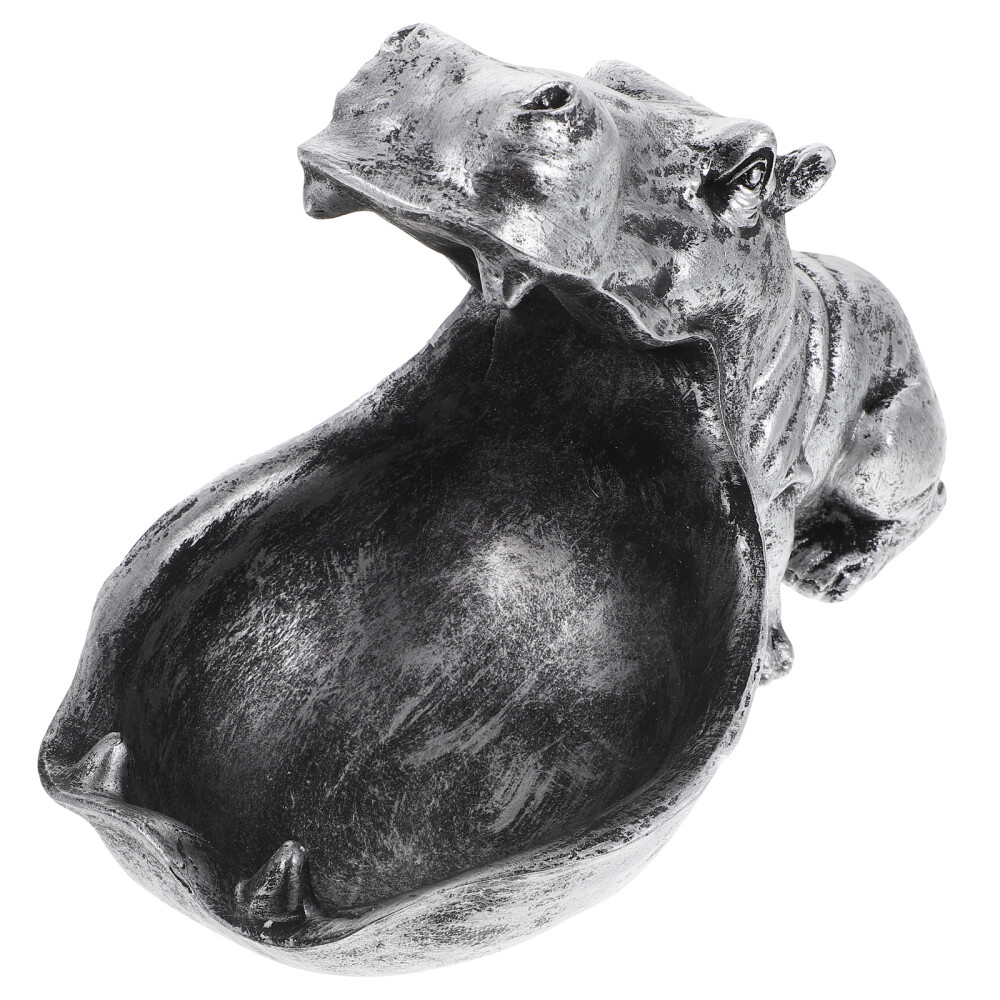 Hippopotamus Ornament Practical Storage Container Cell Phone