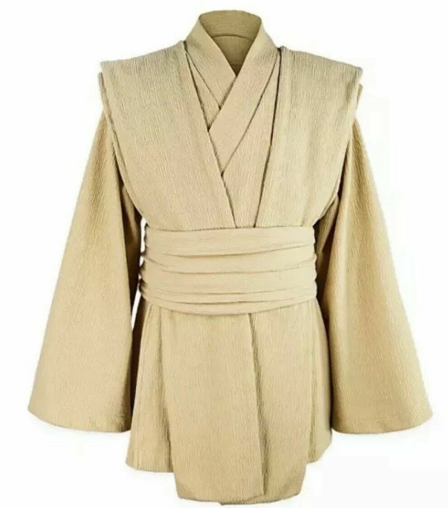 2XL/3XL TAN TUNIC Star Wars Galaxy’s Edge Adult Jedi Cosplay Costume XXL/XXXL